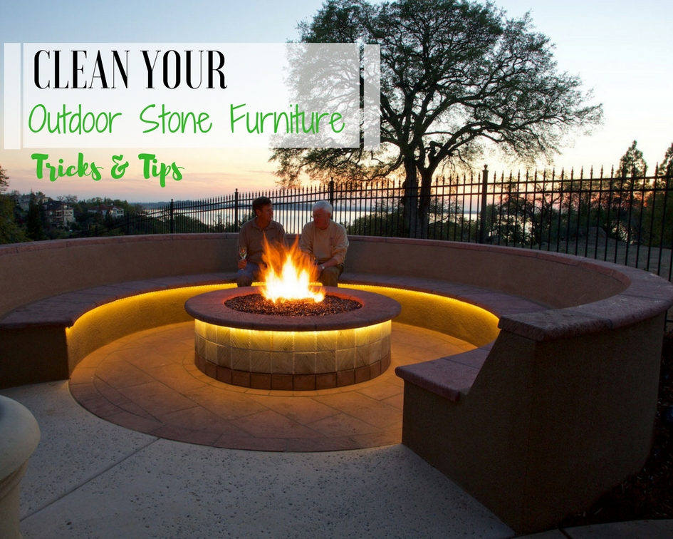 How To Clean Outdoor Furniture That Is Made Of Stone The Architects Diary
