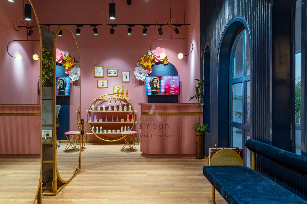 French Style Salon Interior Amogh Designs The Architects Diary