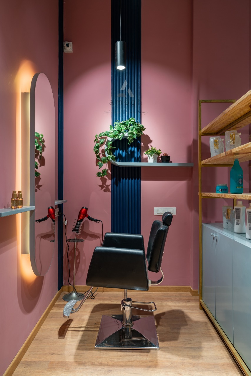 French Style Salon Interior Amogh Designs The Architects Diary