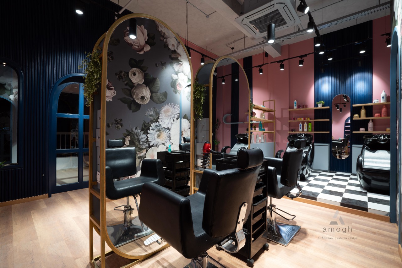 French Style Salon Interior Amogh Designs The Architects Diary