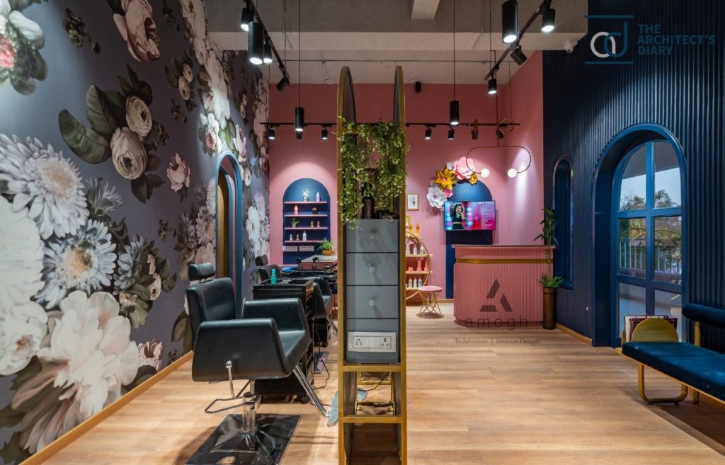 French Style Salon Interior Amogh Designs The Architects Diary