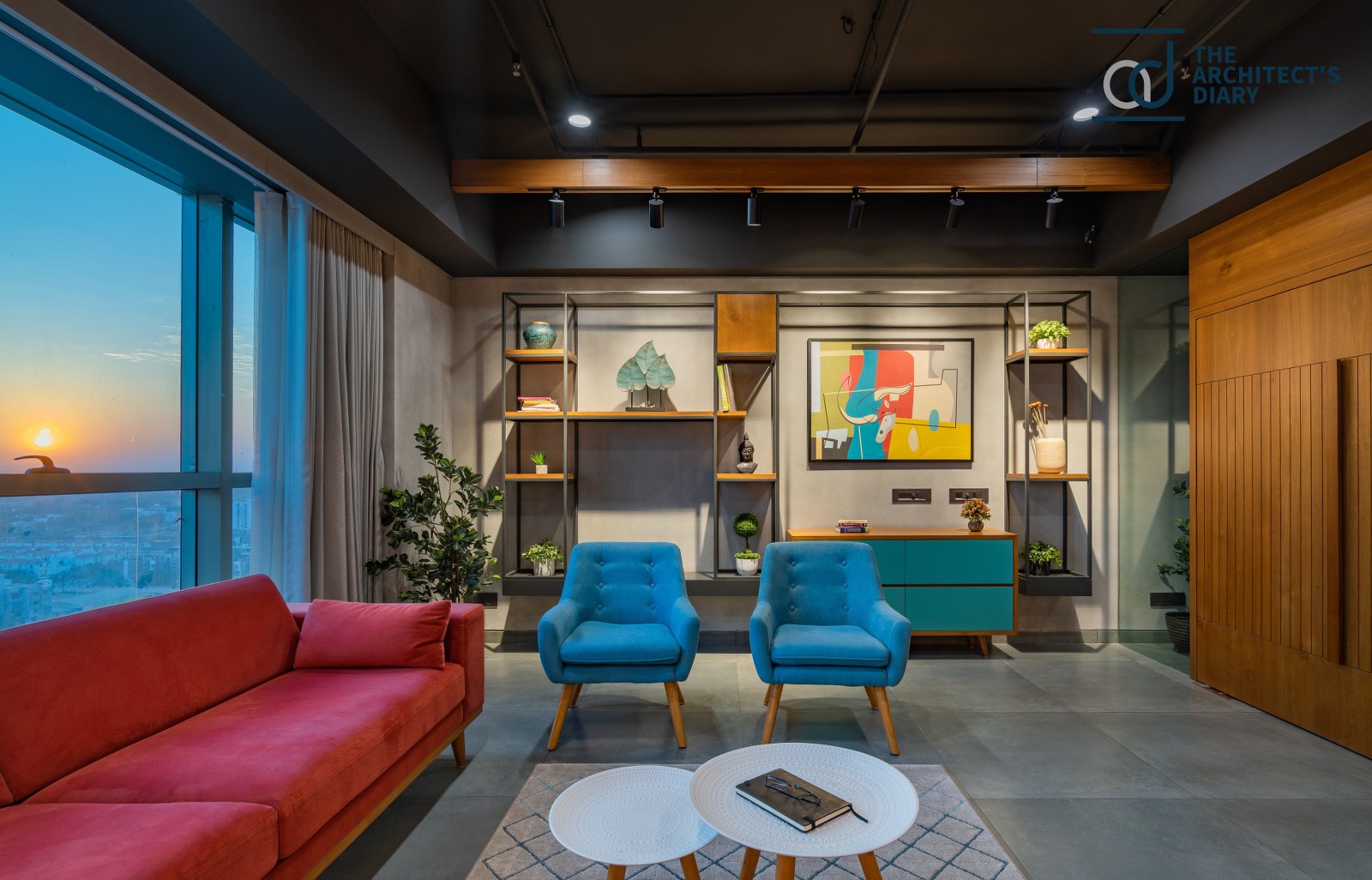 vibrant And Lively Office Interior Studio 1101 The Architects Diary