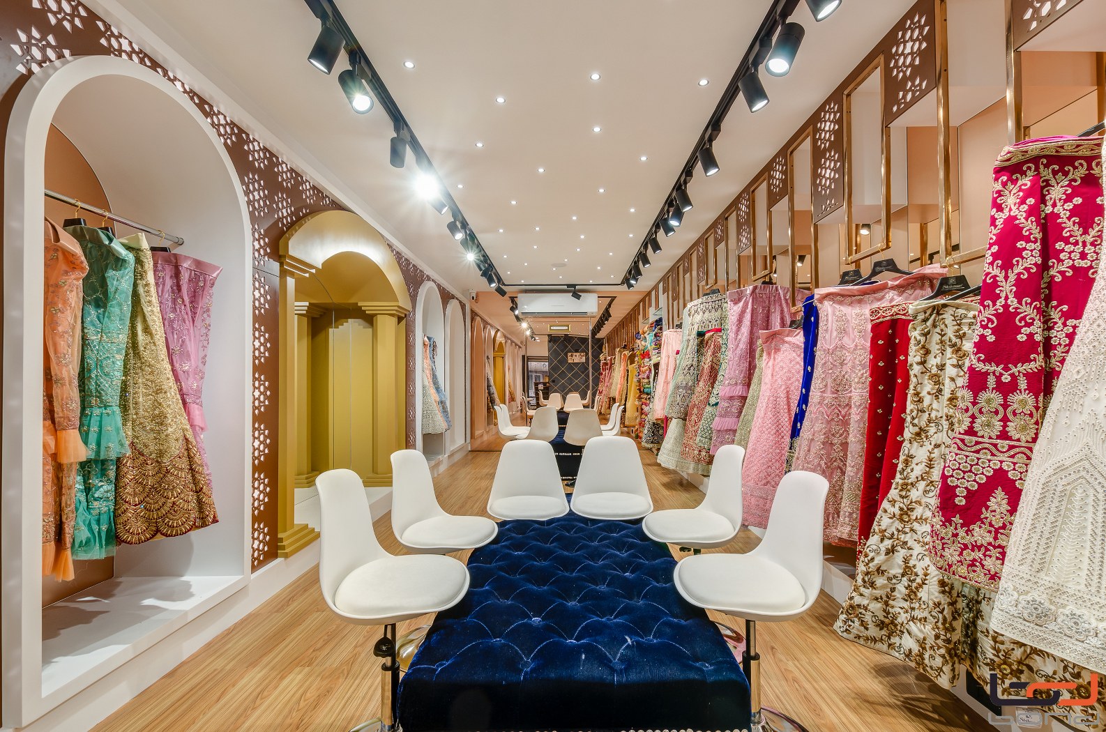 Bridal wear Showroom Interior BondStudio Architects
