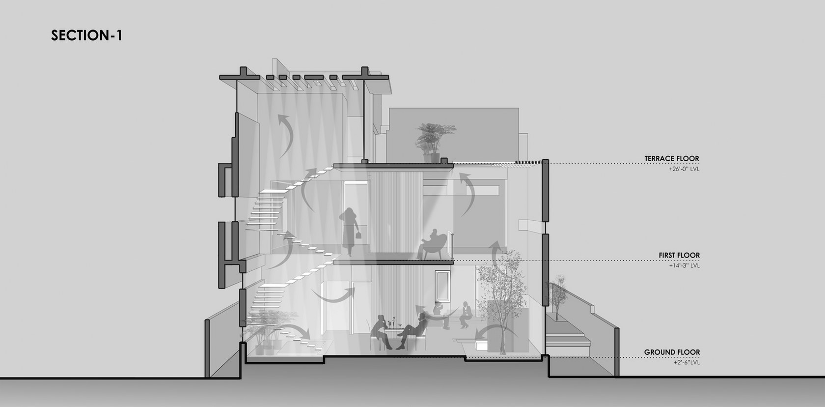 The Bungalow Has Striking Inclined Wall Which Adds DynamismCrest