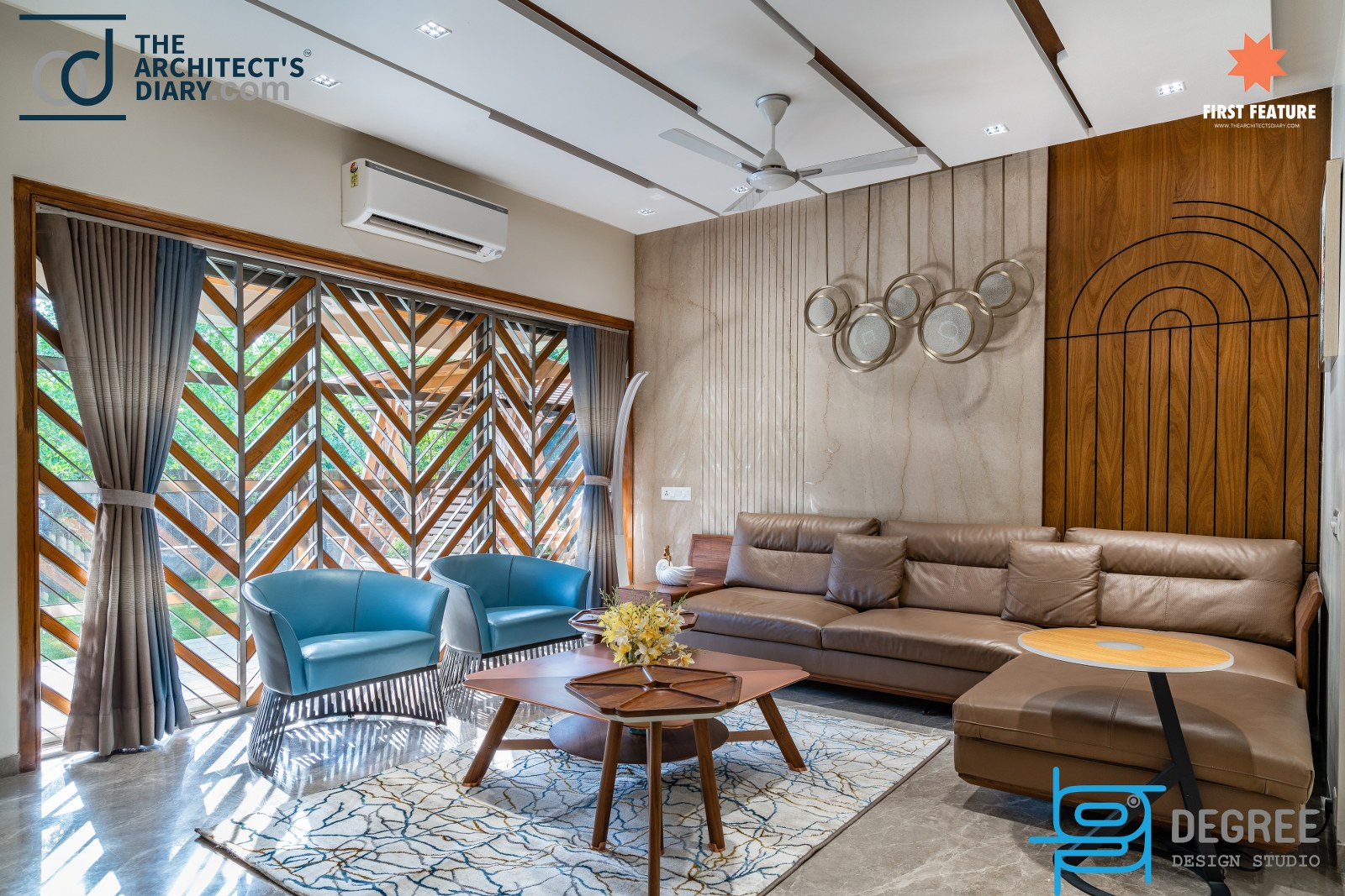 Bungalow Interior With Bold Designs That Reflect A Strong Sense Of