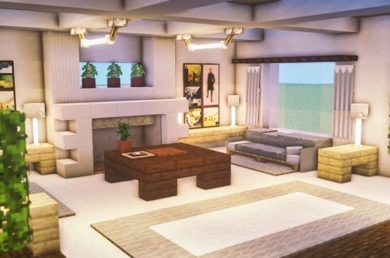 Minecraft Small Interior Design Einrichten Einrichtung Inrichting