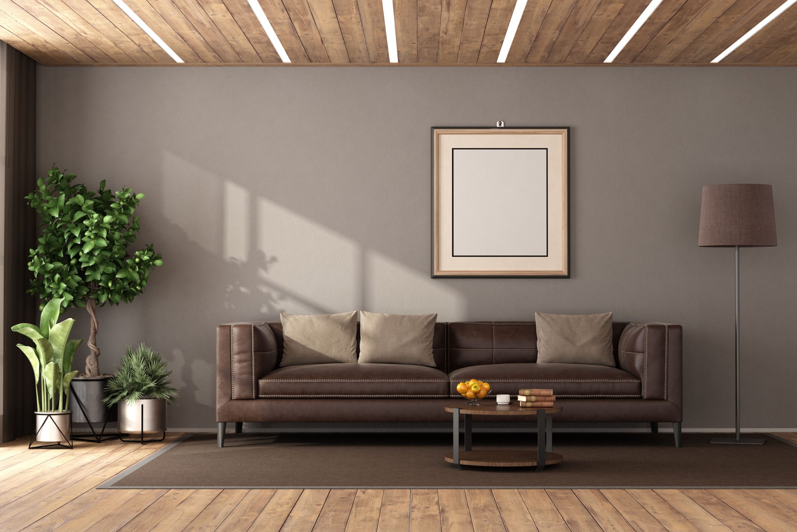 What Color Paint For Living Room With Brown Furniture