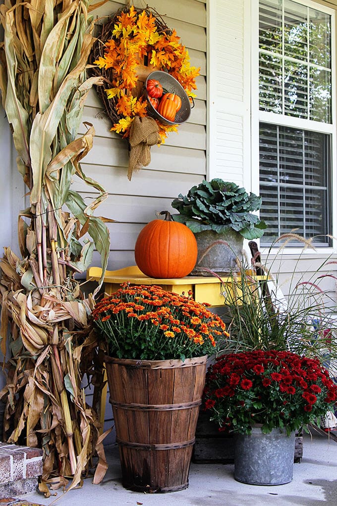 Best Fall Decorating Ideas For Outside Fall Decorations Images