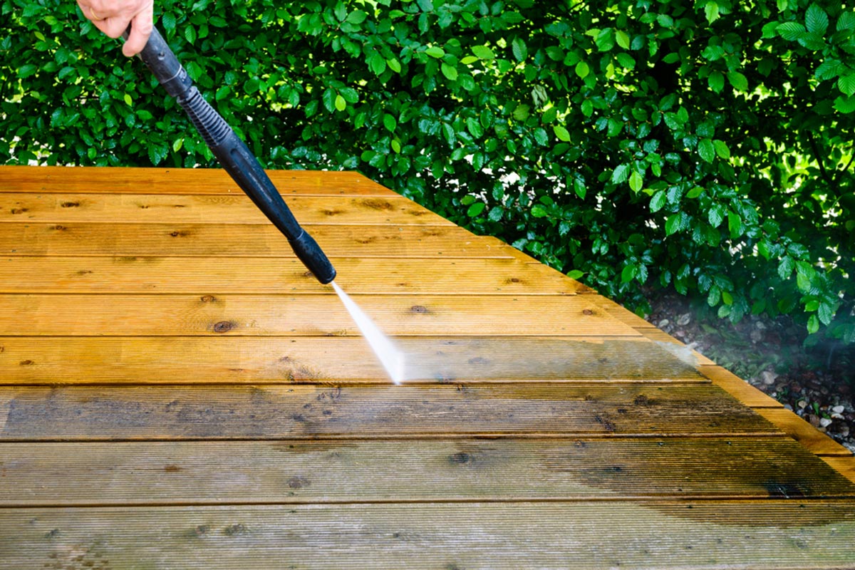 How to Clean Your Patio for Spring with a Pressure Washer?