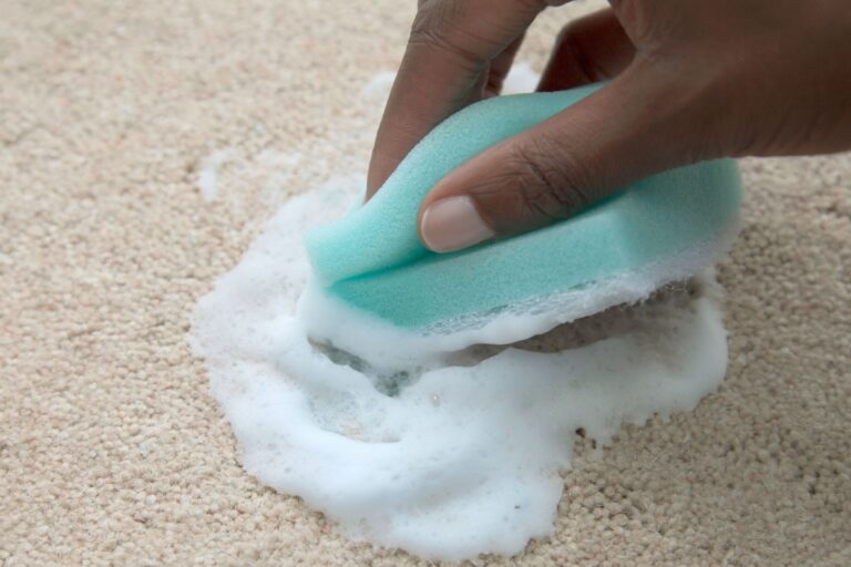 How to clean milk out of carpet