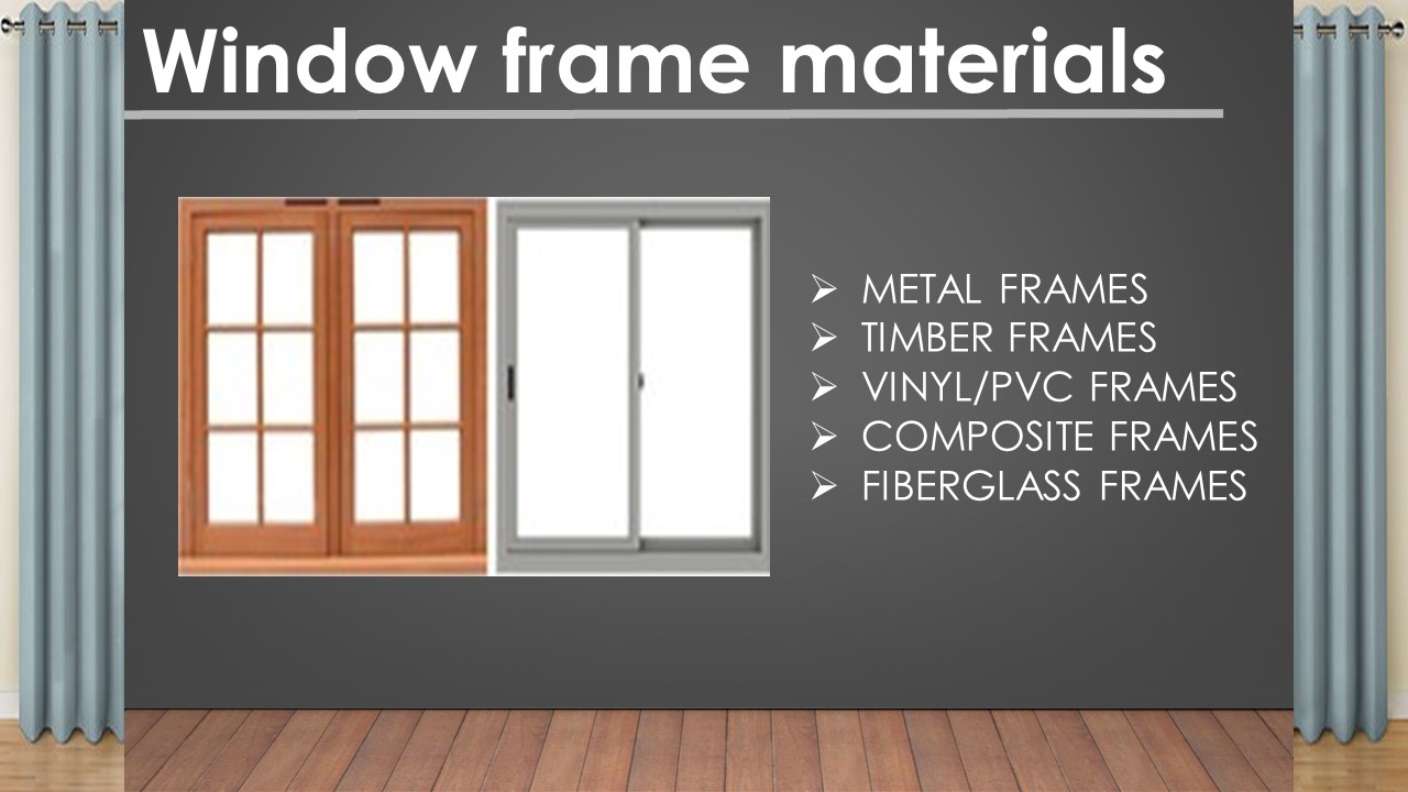 What are the Types of Window Frames and Its Materials · the archspace