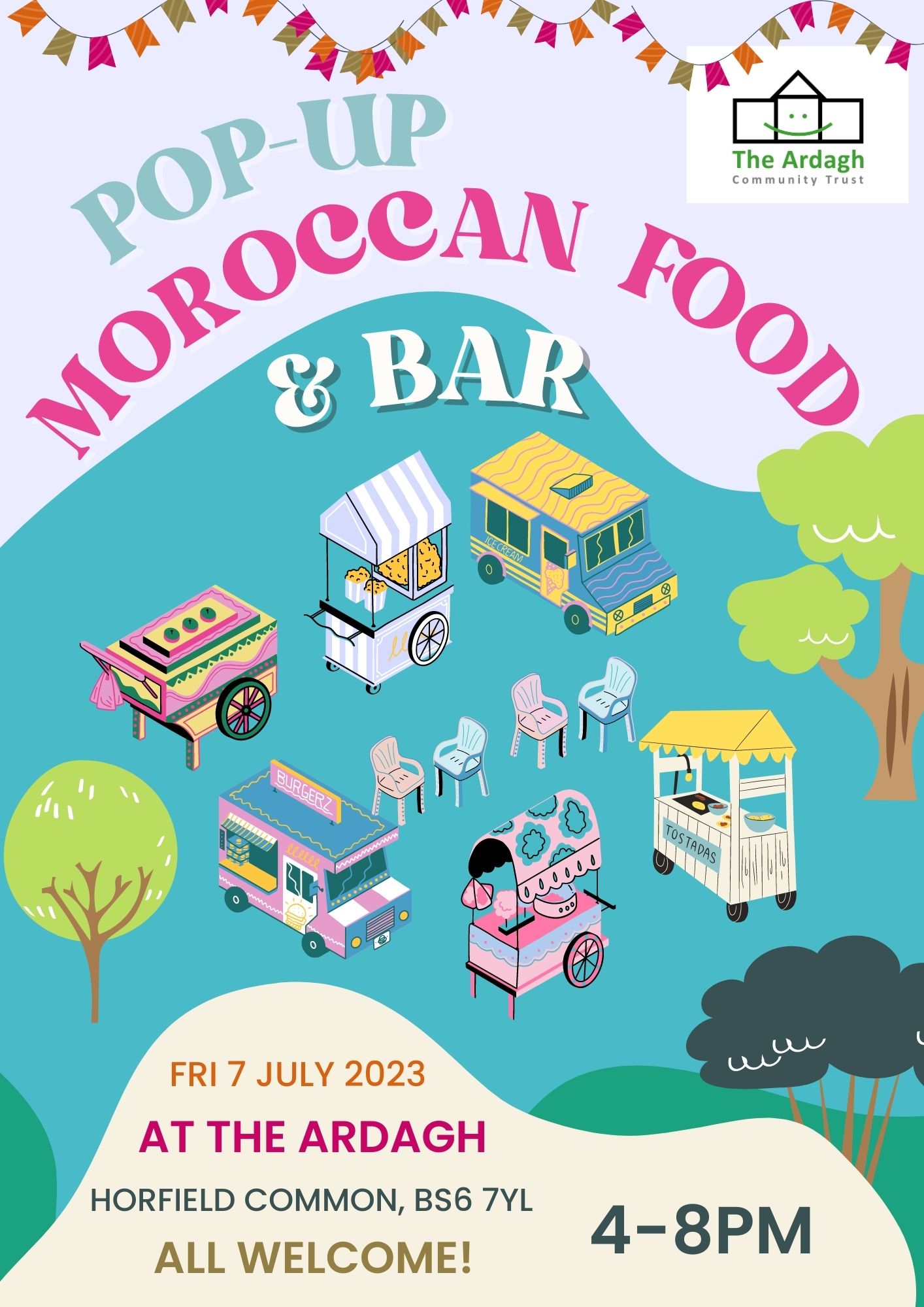 Pop Up Moroccan Food and Bar The Ardagh Community Trust