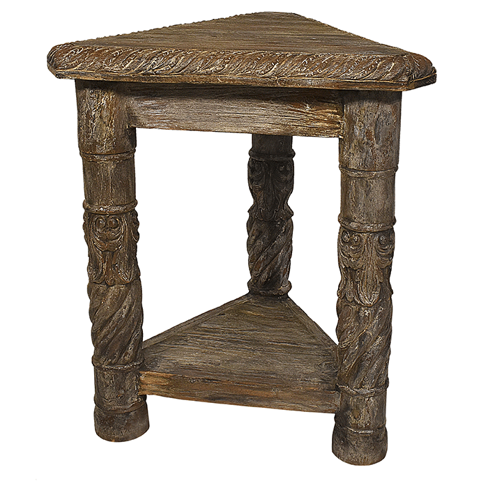 Triangular End Table The Arrangement