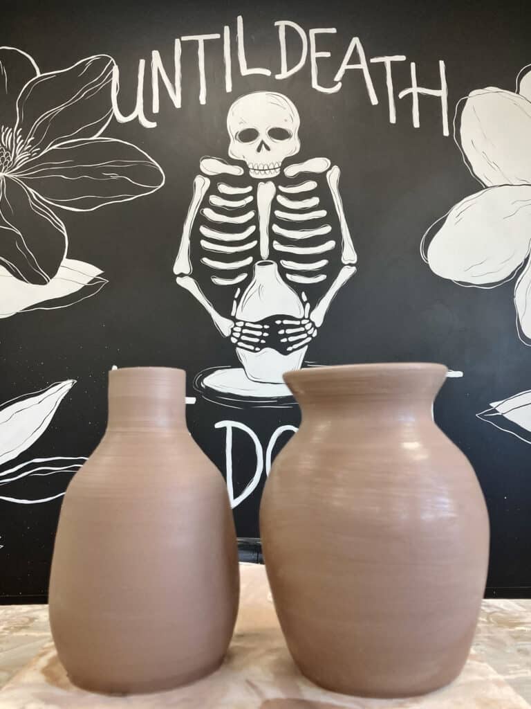 Wheel Throwing Vase Art at the Bodega