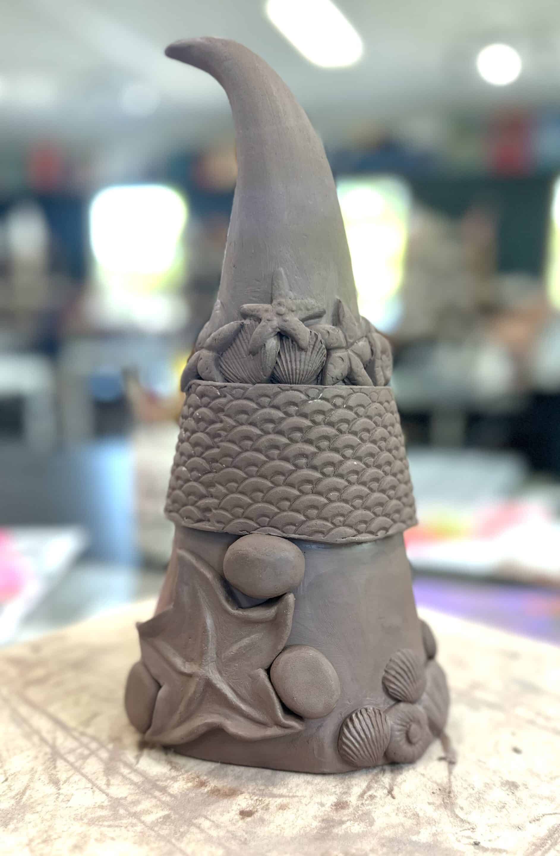 Gnomie Beach Day Summer Gnome Clay Creations Art at the Bodega