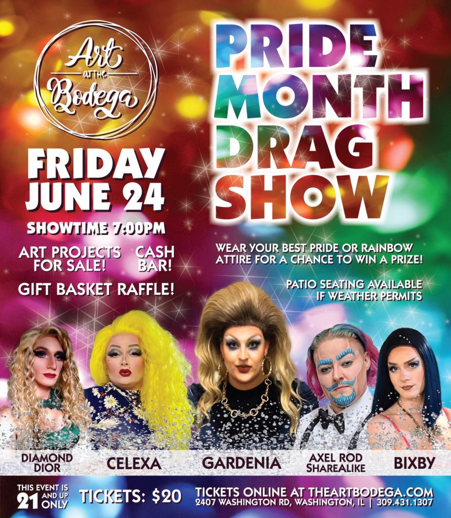 Pride Month Drag Show Art at the Bodega