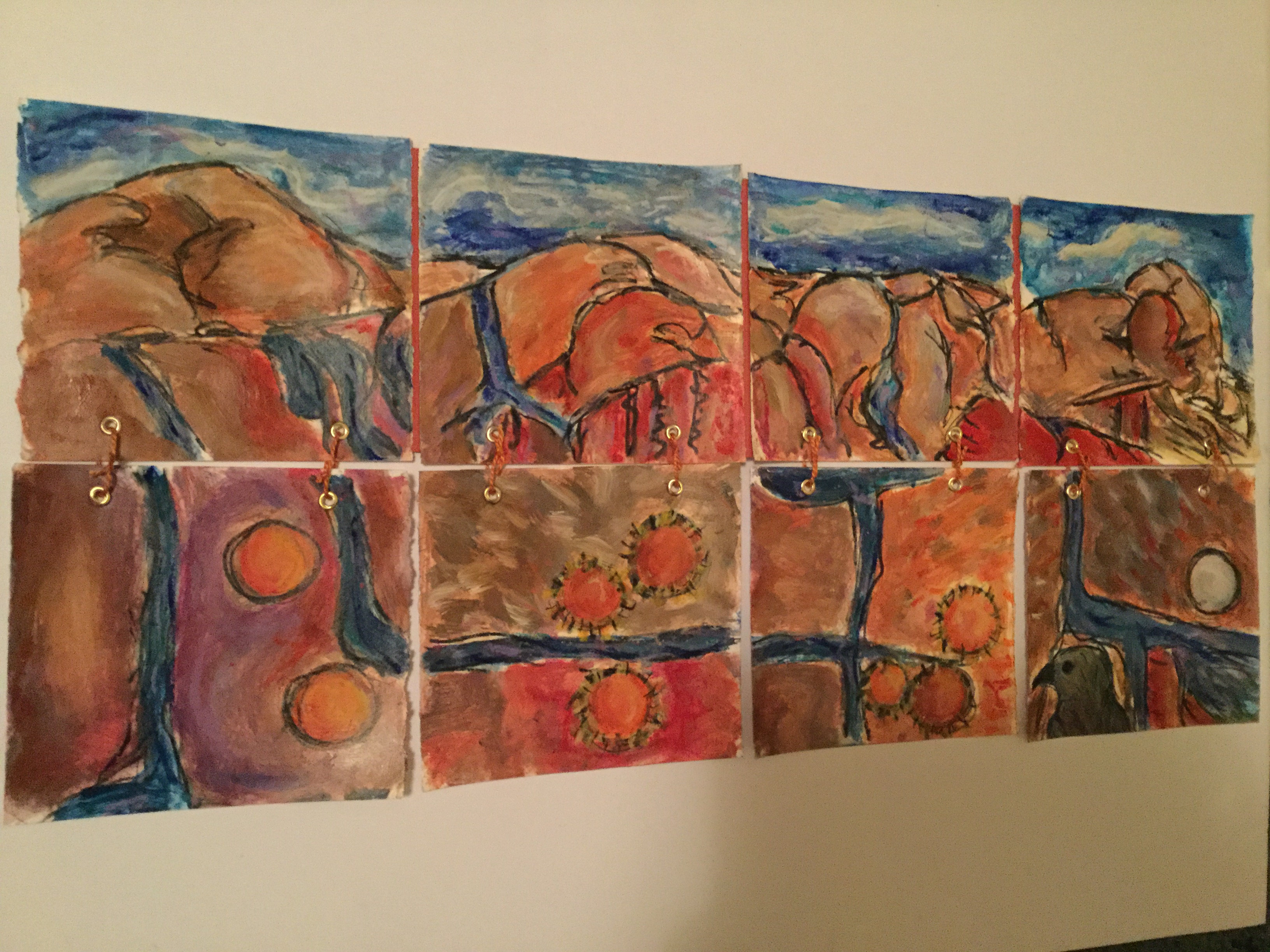 Mixed Media Artist Book. theartfields