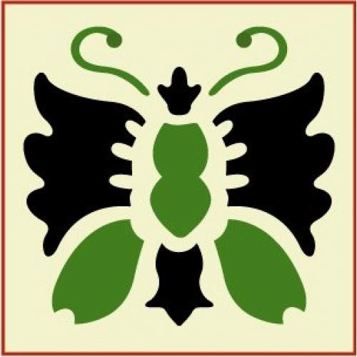 Asian Butterfly Stencil 4 The Artful Stencil