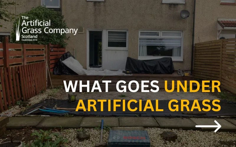 Do You Put Anything Under Artificial Grass?