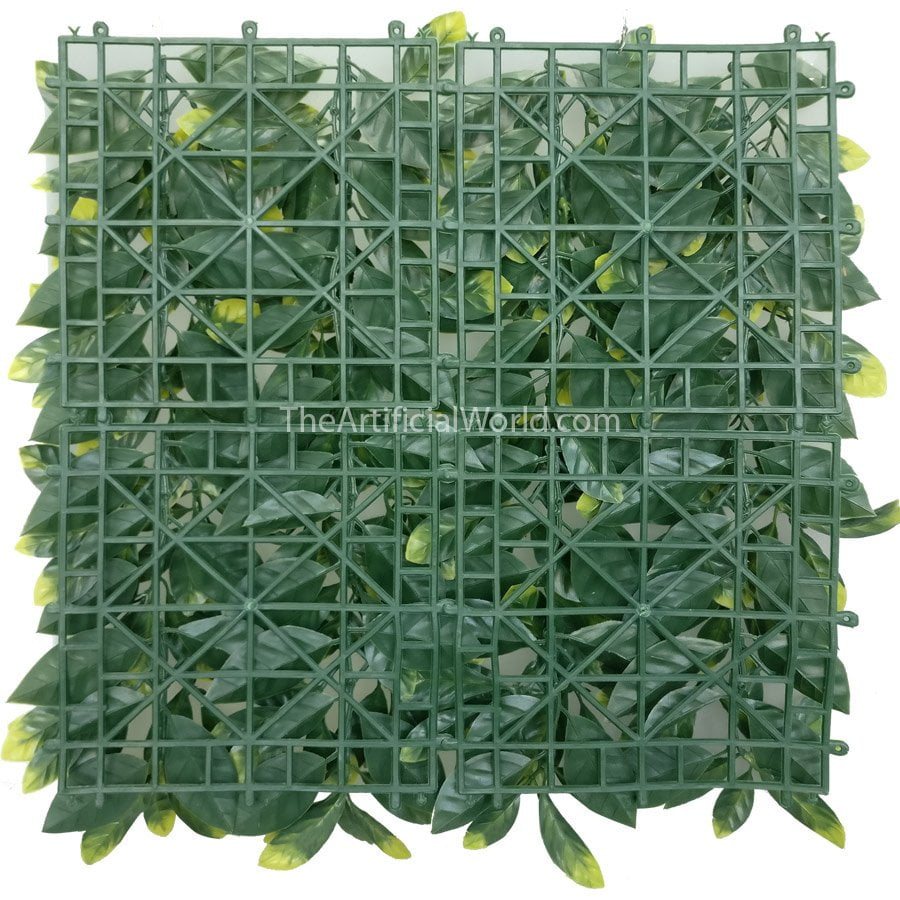 Artificial yellowish Fence Covering Screen Plants