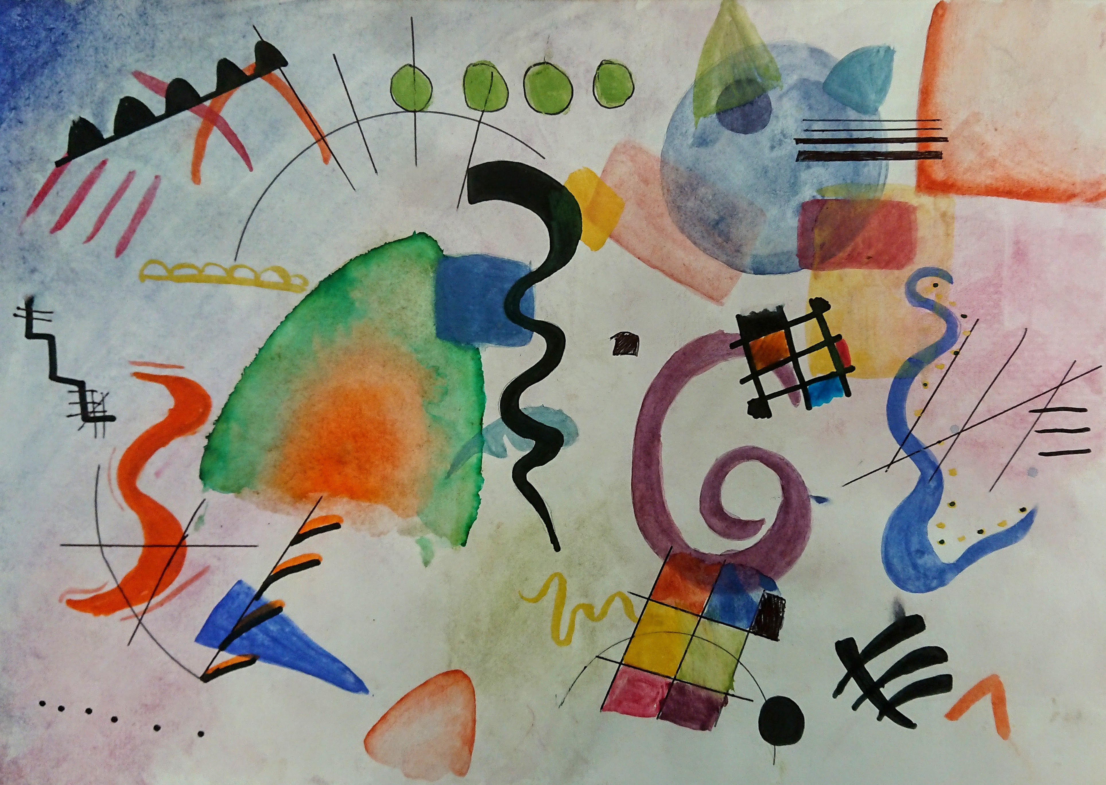 Ks3 Painting Scheme Of Work Colour Theory With Kandinsky The Art Teacher