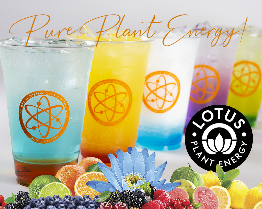 Lotus Iced Natural Energy Drinks The Atom Bistro and Coffee Bar