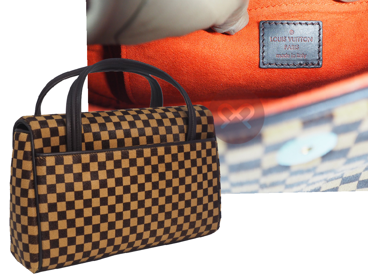 Louis Vuitton M92131 Limited Collection Damier Sauvage Lionne Bag The