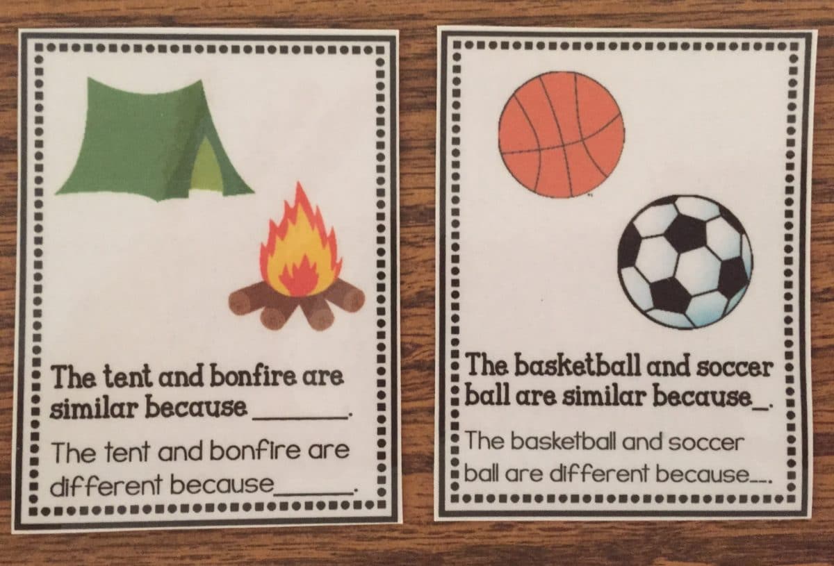 Building up Vocabulary Skills Similarities and Differences The