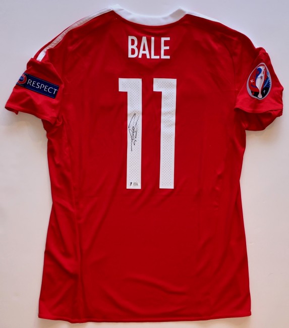 Gareth Bale Signed Wales Soccer (Football) Jersey The Autograph Source