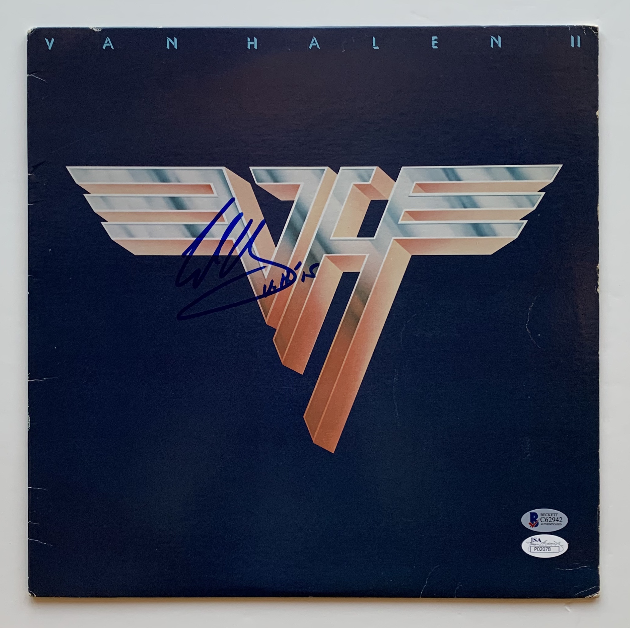 Eddie Van Halen Signed Van Halen II Album BAS JSA The Autograph Source