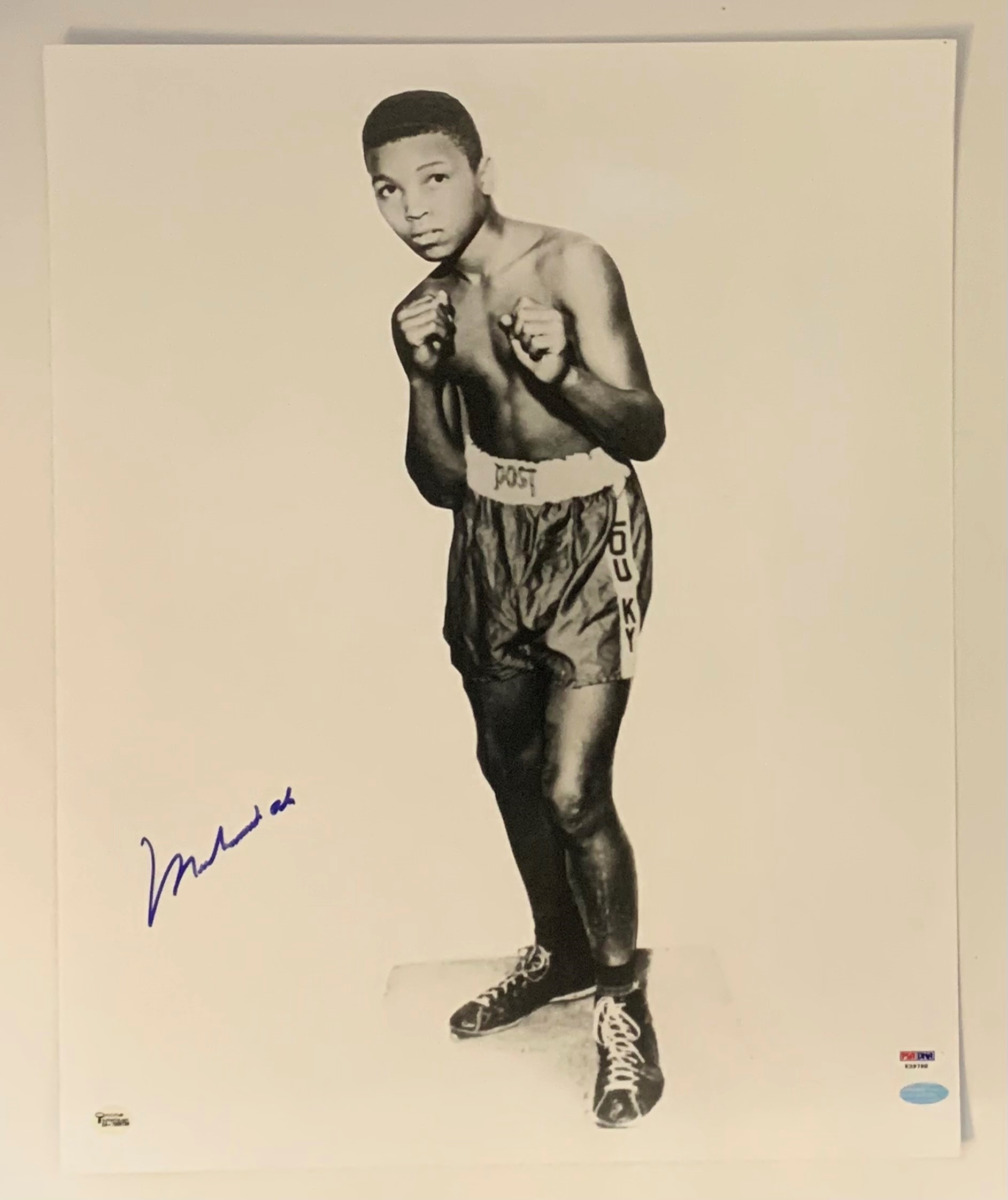 Muhammad Ali Autographed Young Ali Photograph (age 12) The Autograph