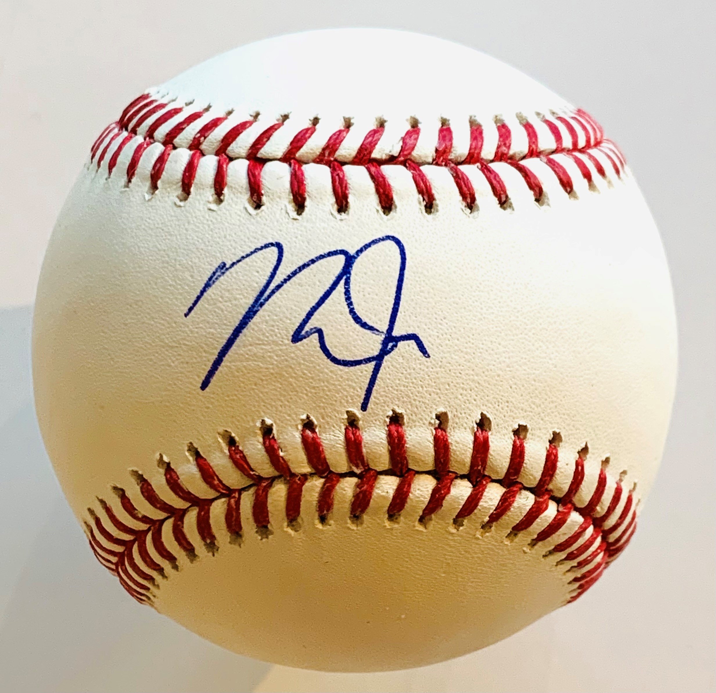 Mike Trout Signed Baseball MLB holo The Autograph Source