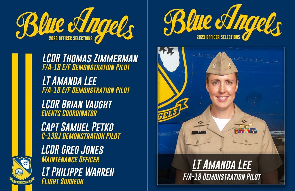 Blue Angels Select First Female F/A18 Demonstration Pilot Data
