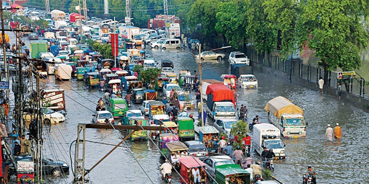 The 20 year record of Rainfall was broken in Lahore. Daily The Azb
