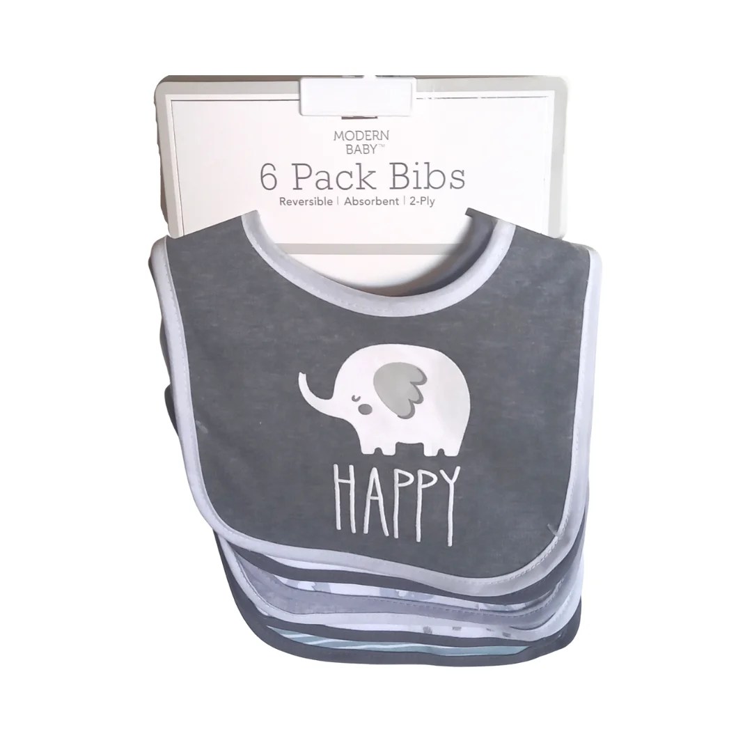 Modern Baby Bibs 6pk The Baby Barrel Where fun & style is alive
