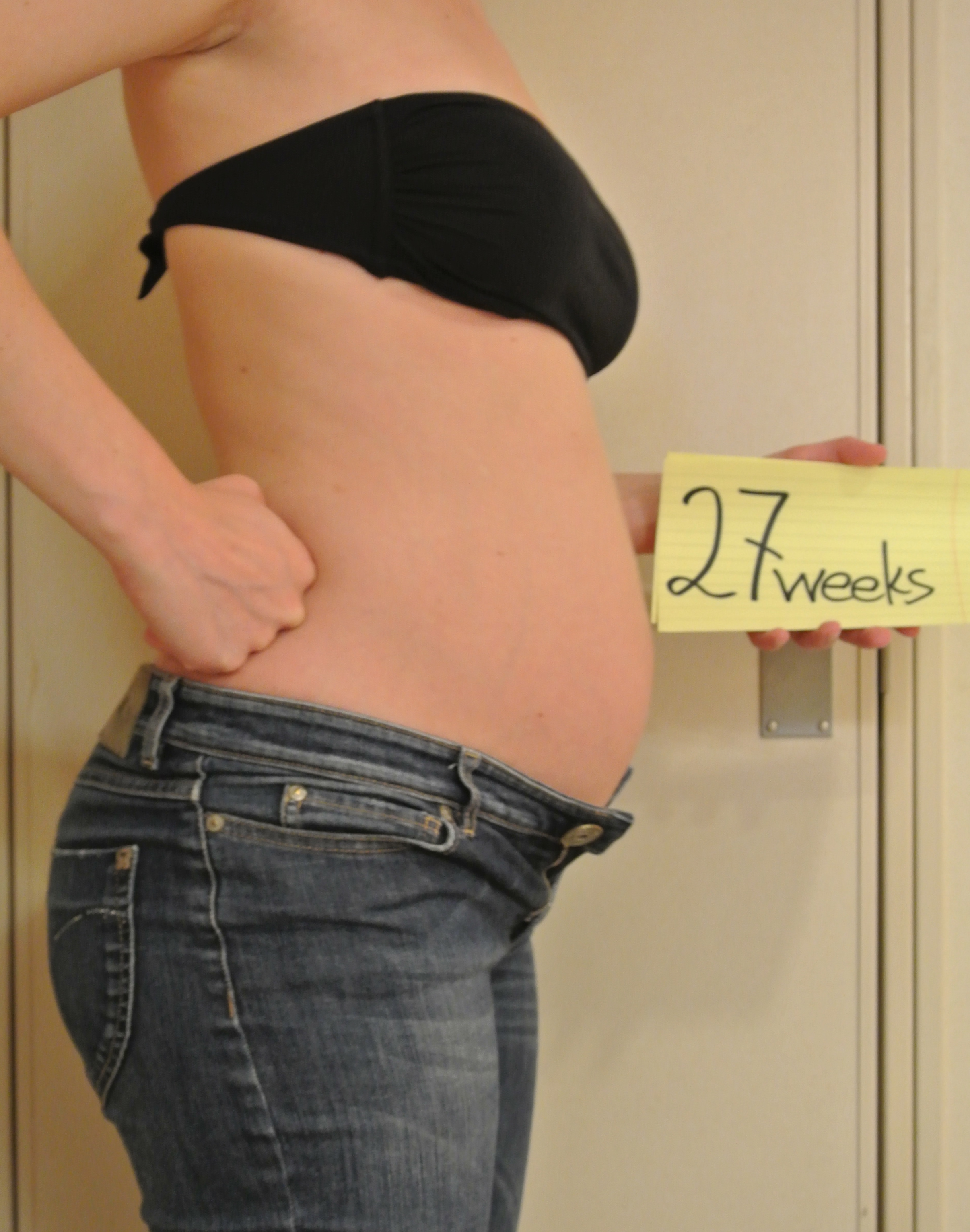 Pregnancy Week 28 No More Skinny Jeans! Baby Web