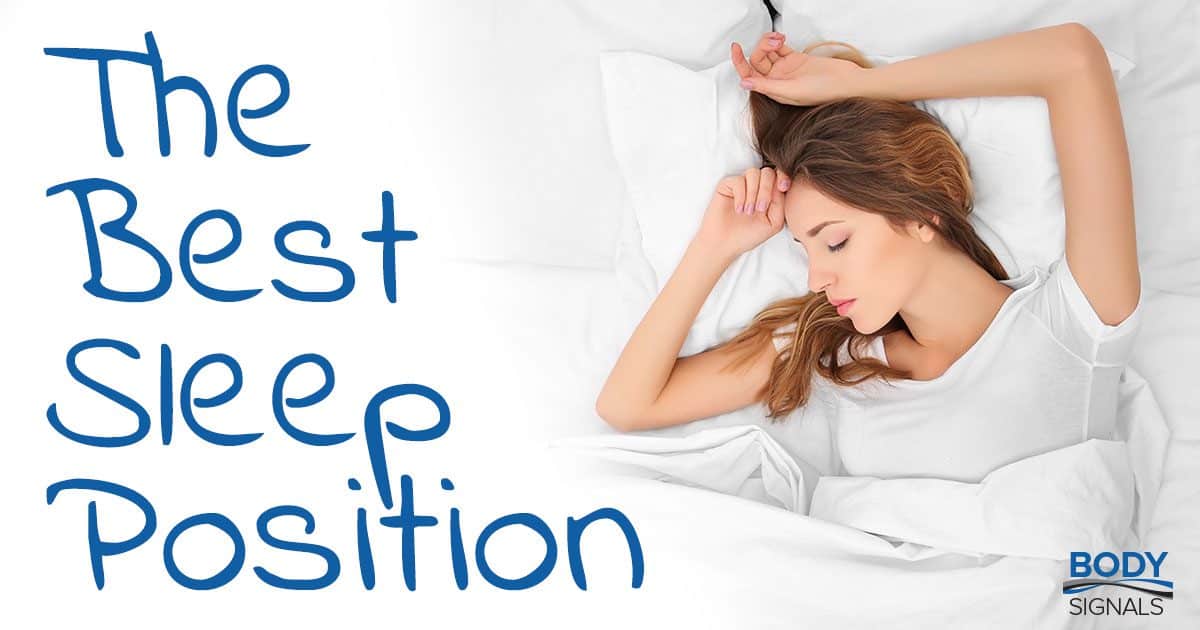 The Best Sleep Position The Back Dr