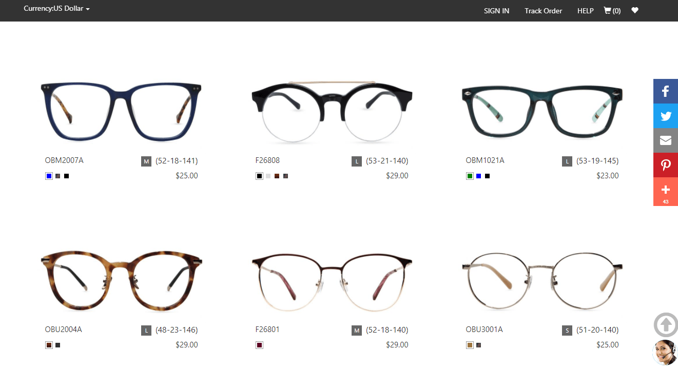 7 Affordable Online Glasses Stores Fashion