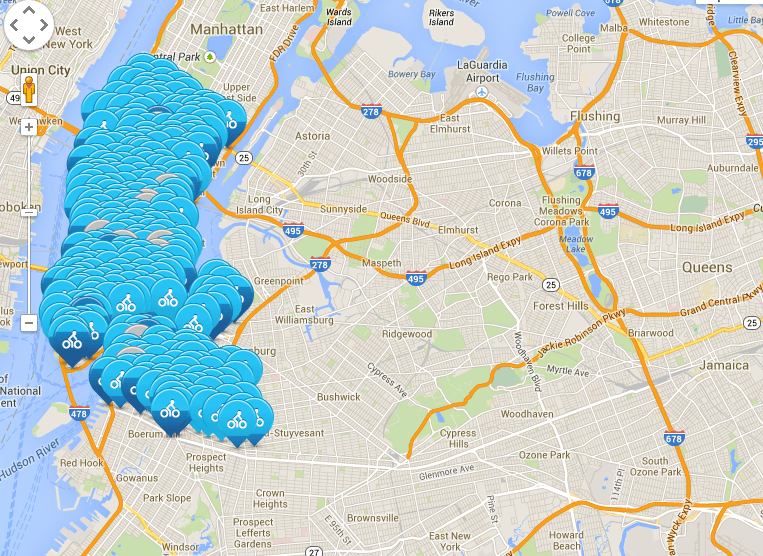 Citibike Station Map Nyc