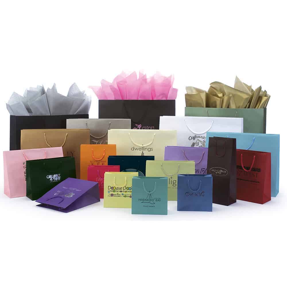 Matte Eurotote Shopping Bags The Bag Lab