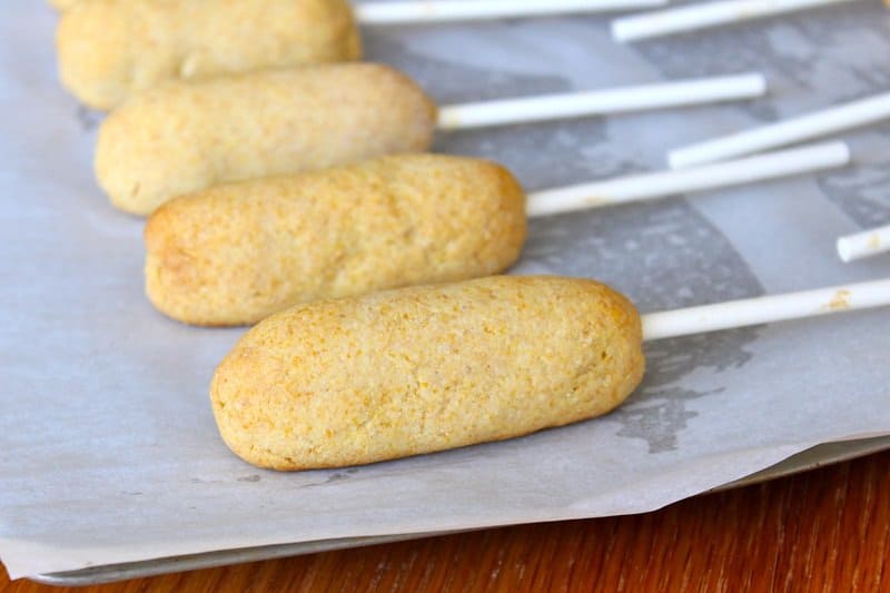 Baked Corn Dogs The BakerMama