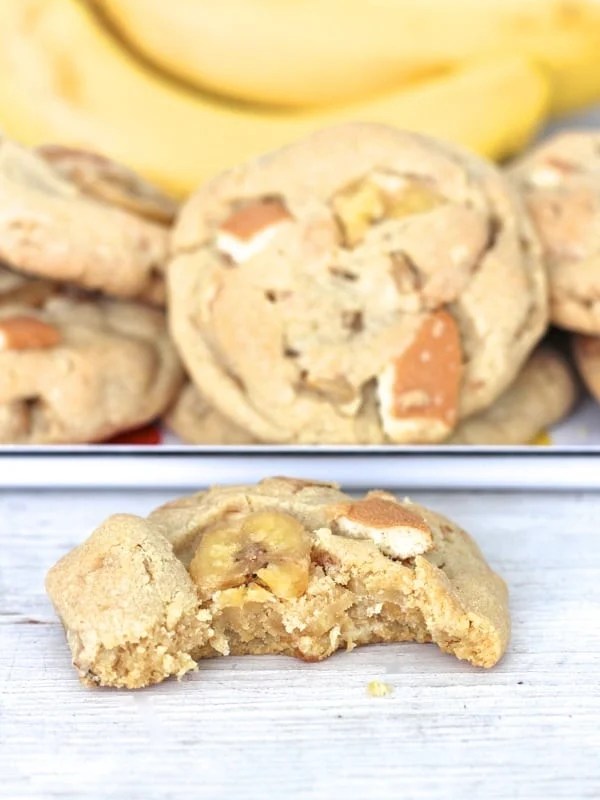 Banana Pudding Cookies The BakerMama
