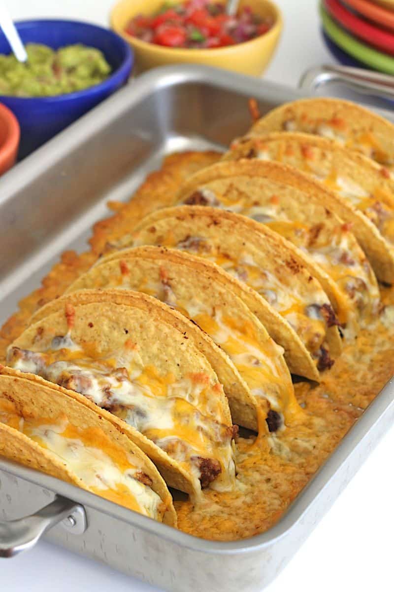 Turkey and Black Bean Baked Tacos The BakerMama