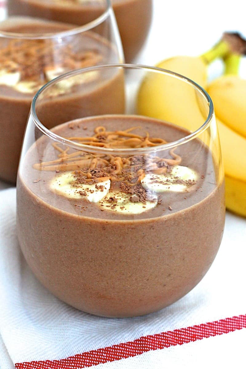 Chocolate Peanut Butter Smoothie from Best 100 Smoothies for Kids The