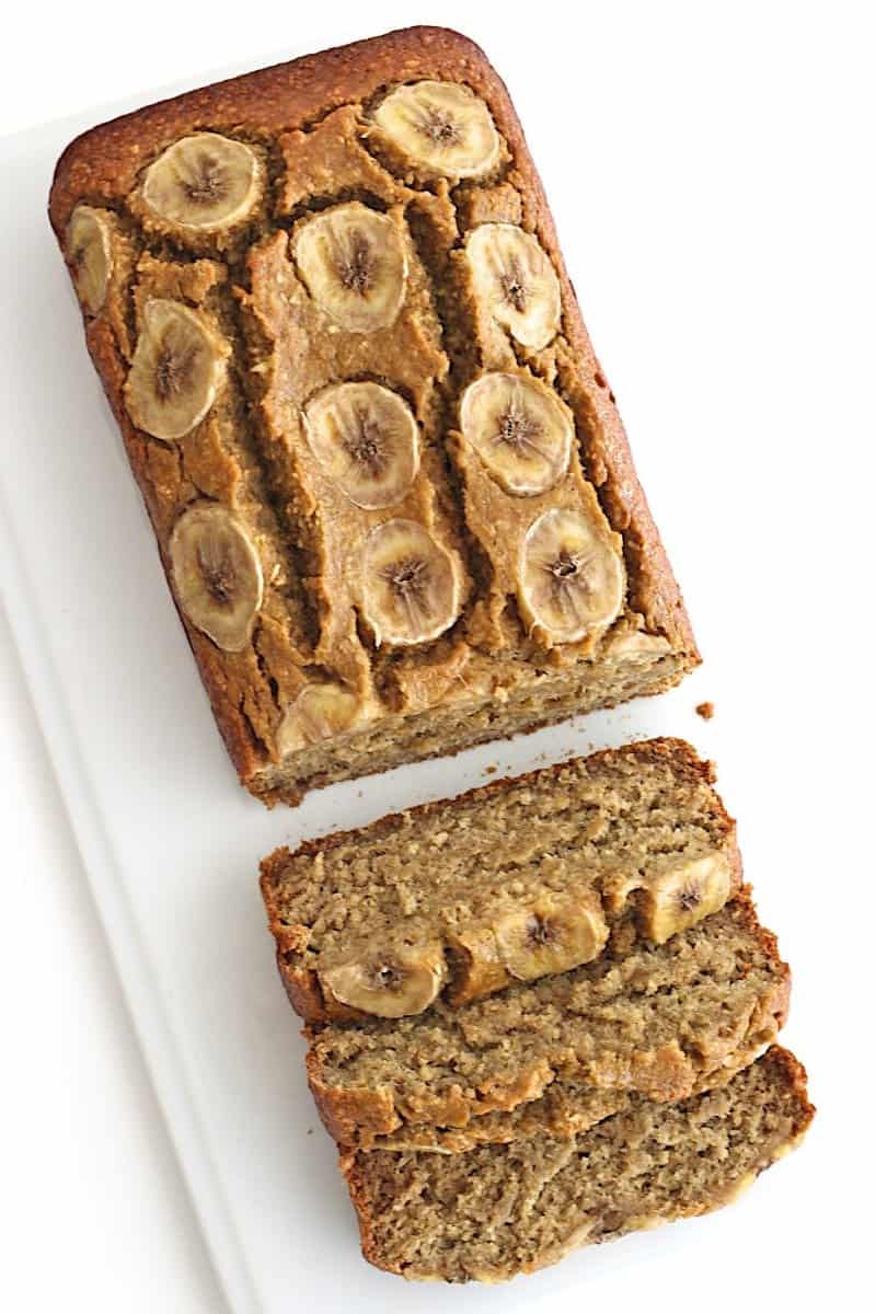 Healthy 5Ingredient Flourless Banana Bread The BakerMama