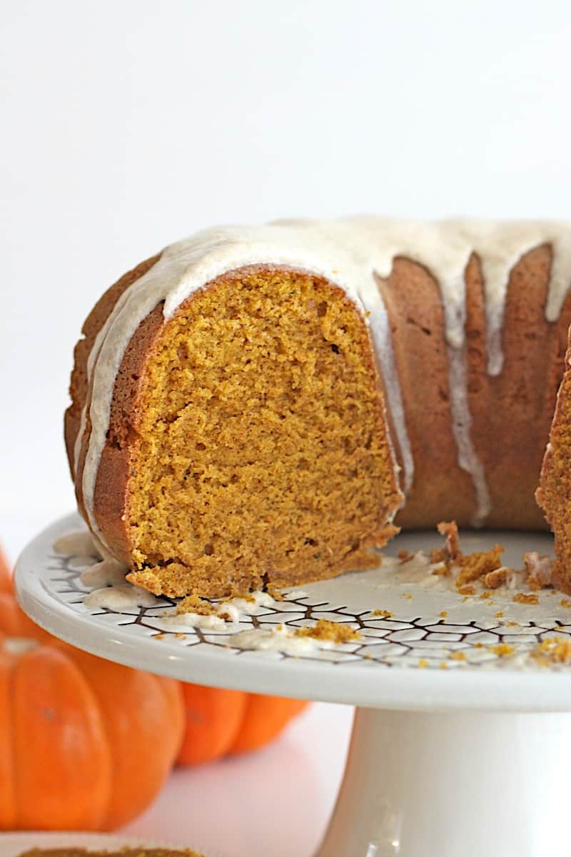 ChaiSpiced Pumpkin Pound Cake The BakerMama