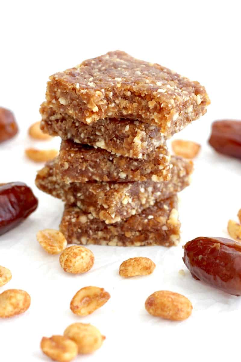 2Ingredient Homemade Honey Nut Larabars The BakerMama