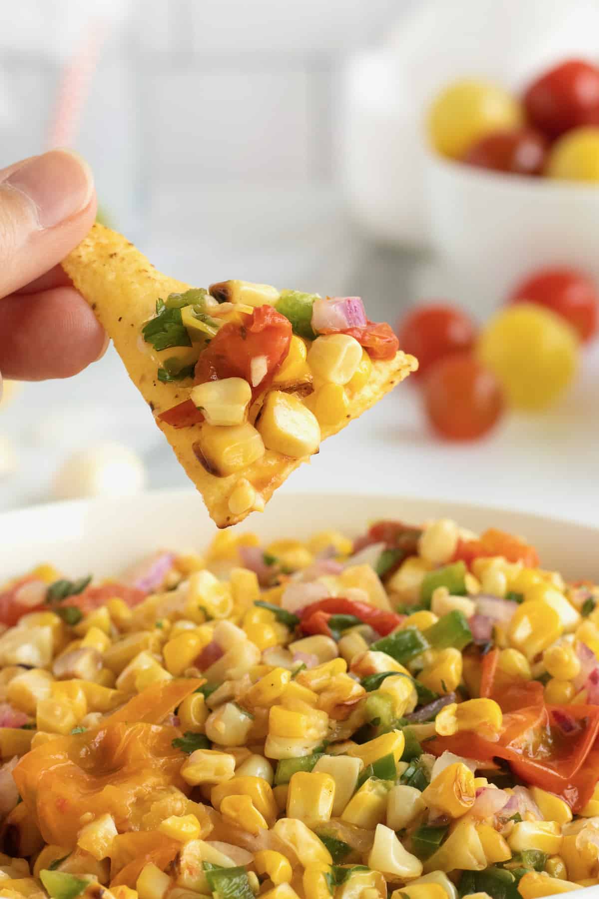 Grilled Corn Salsa The BakerMama