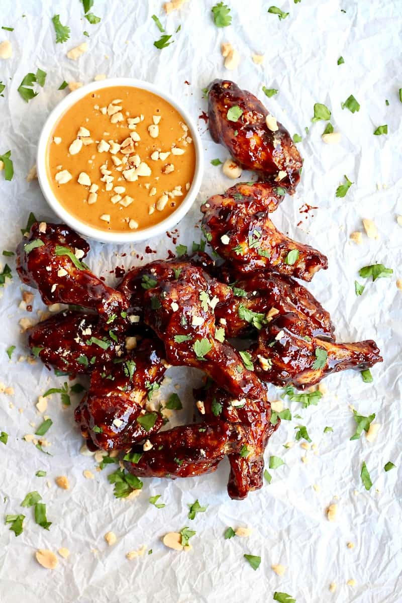 Baked Crispy Asian Chicken Wings The BakerMama