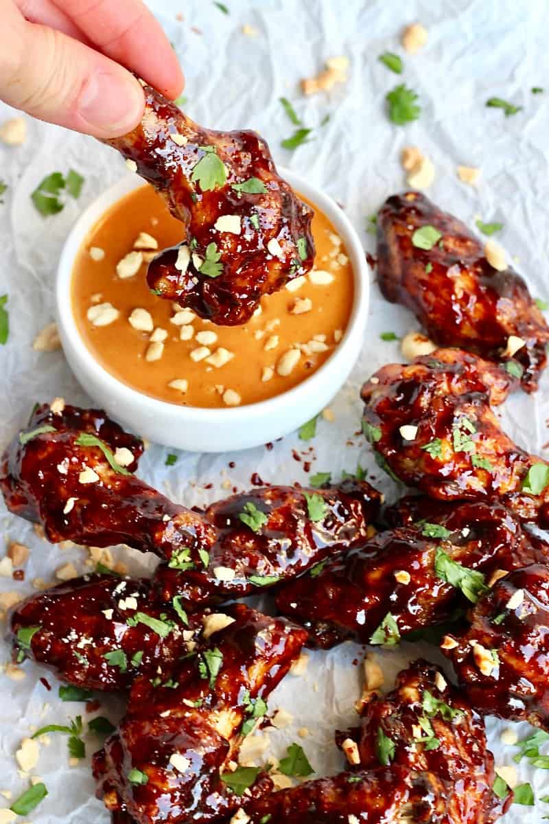 Baked Crispy Asian Chicken Wings The BakerMama